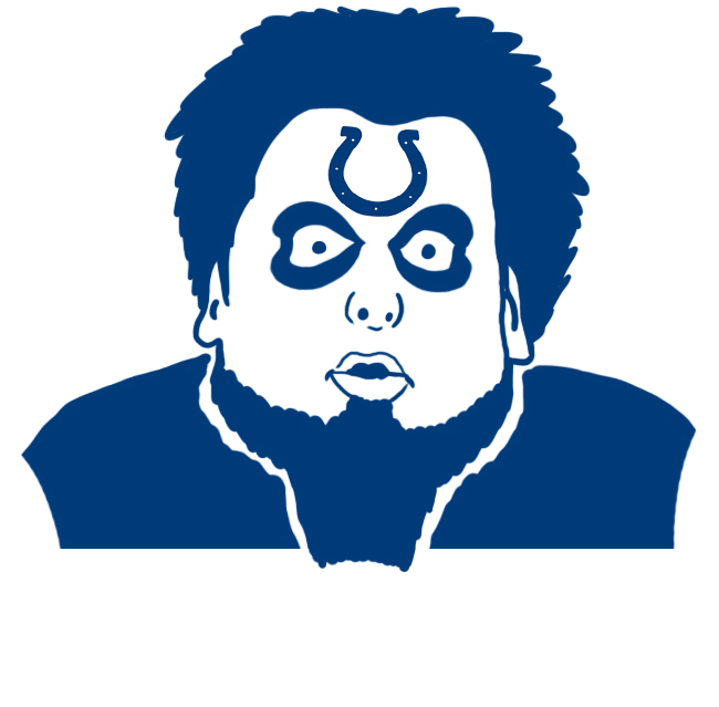 Indianapolis Colts Blue Meanie Logo DIY iron on transfer (heat transfer)